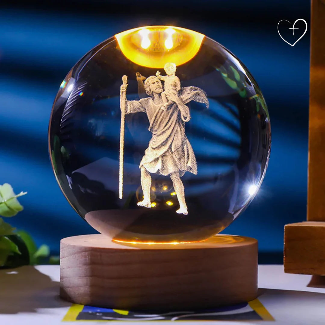 Saint Christophe – Luminaire Sphérique 3D